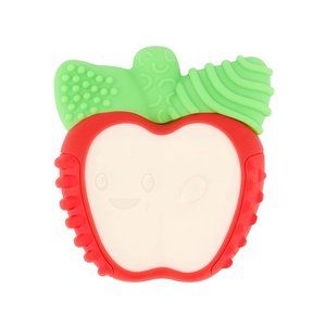 Nibblers Vibrating Apple Teether Sensory Soothing   Textures Red Apple